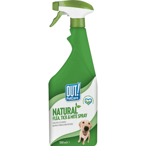OUT! Natural Flea and Tick Spray for Dogs