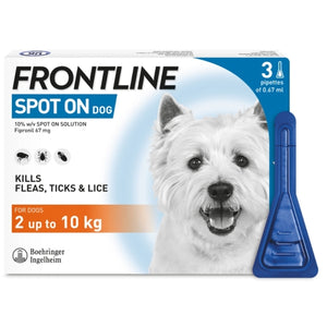 Boehringer Ingelheim Frontline Plus Spot On for Dogs (2kg to 10kg)