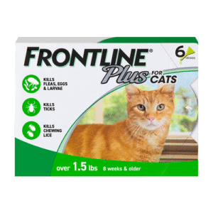 Boehringer Ingelheim Frontline Plus Tick & Flea Spot On for Cats Above 8 Weeks