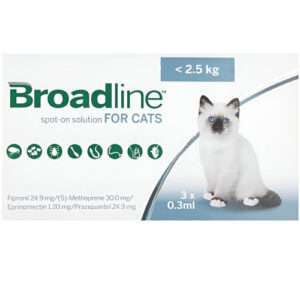 Boehringer Ingelheim Broadline Tick & Flea Spot On Solution for Cats Below 2.5kg