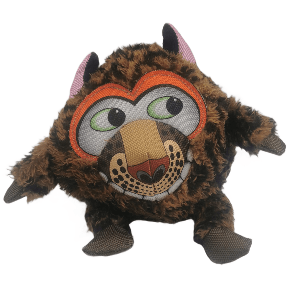 NutraPet The Freaky Leopard Squeaky Toy for Dogs (Multicolour)