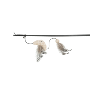 Trixie Teaser with Plastic & Fabric Fish Catnip Toy for Cats