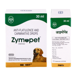 Intas Zymopet Syrup (Antiflatulence & Carminative Drops) for Dogs & Cats (30ml)