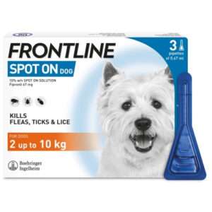 Boehringer Ingelheim Frontline Plus Tick & Flea Spot On for Dogs (2kg to 10kg)