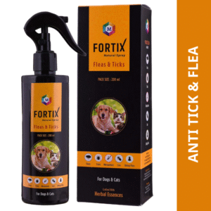 Medfly Healthcare Fortix Tick & Flea Spray for Dogs and Cats