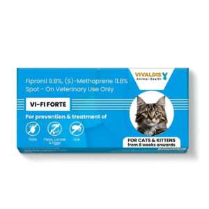 Vivaldis Vifi Forte Spot On for Cats and Kittens from 8 weeks onwards