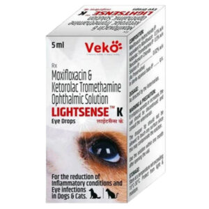 Veko Lightsense K (Moxifloxacin) Eye Drops for Dogs and Cats