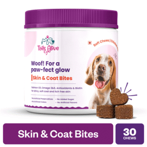TailsAlive Skin & Coat Soft Chews Supplement for Dogs