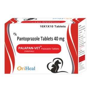 Oriheal Palapan vet palatable pantoprazole 40mg tablet for Dogs and Cats
