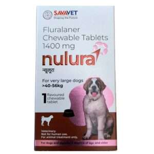 Savavet Nulura (Fluralaner) Tick & Flea Tablet for Very Large Dogs (40 to 56 kg)