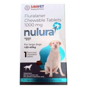 Savavet Nulura (Fluralaner)Tick & Flea Tablet for Large Dogs (20 to 40 kg)
