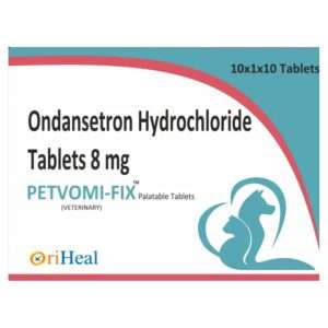 Oriheal Petvomi Fix 8mg (Ondansetron) Tablet for Dogs and Cats