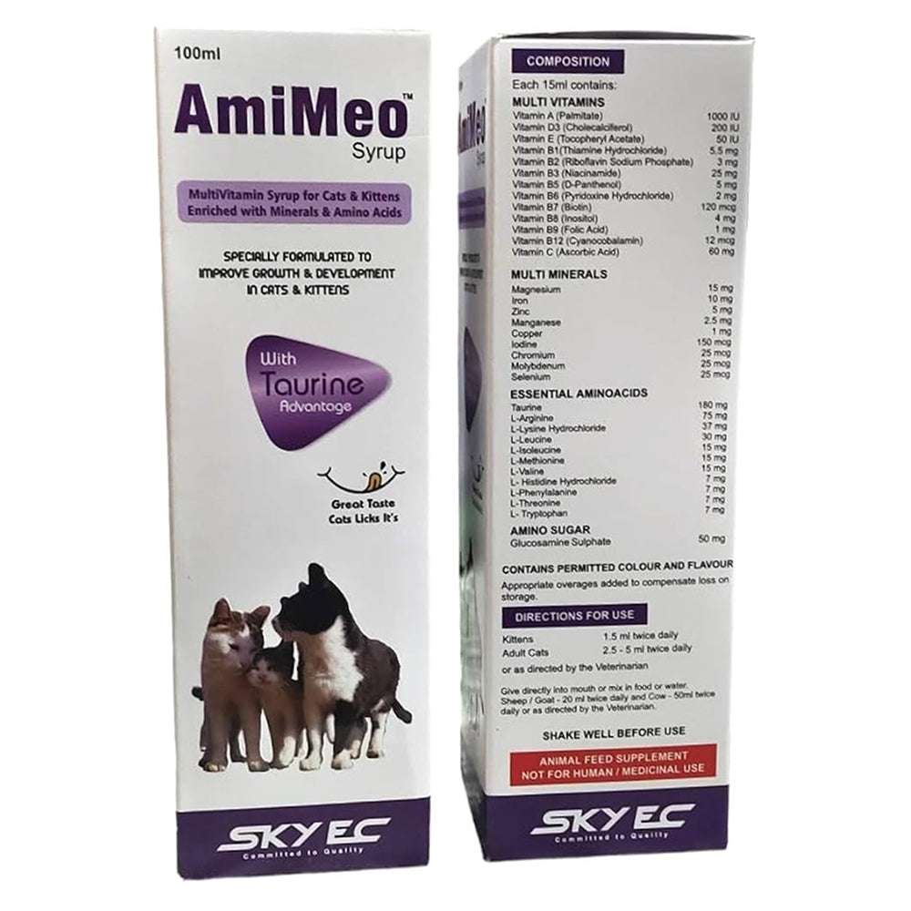 Skyec Amimeo 100ml for Dogs and Cats