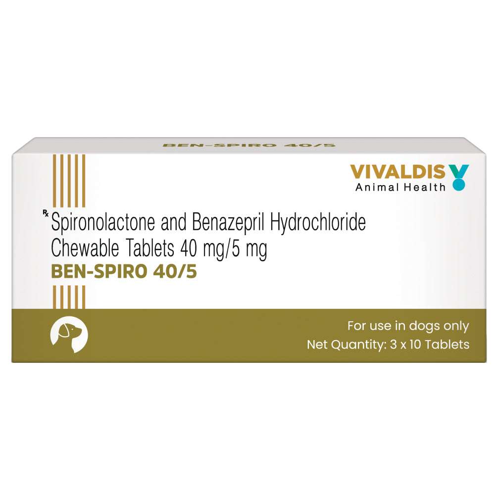Vivaldis Ben Spiro (Spironolactone & Benzepril) Tablets for Dogs