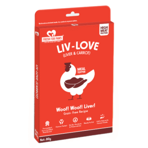Fresh For Paws Chicken Liver & Carrot Liv Love Supplement for Dogs