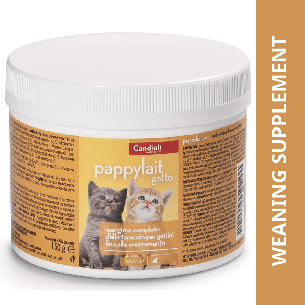 Candioli Pappylait Weaning Supplement for Cats (150g)