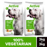 Active All Breed 100% Veg Dog Dry Food (Buy 1 Get 1) image 2