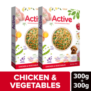 Active Chicken and Vegetable Biryani Fresh Food for Dogs (Buy 1 Get 1)