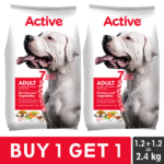 Active Chicken and Vegetables Adult Dog Dry Food (Buy 1 Get 1) image 2
