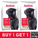 Active Chicken and Vegetables Puppy Dog Dry Food (Buy 1 Get 1) image 1