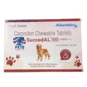 Alembic Succedal 100mg (Carprofen) Tablets for Dogs