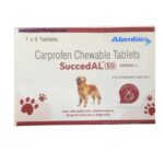 Alembic SuccedAL 50mg (Carprofen) Tablets for Dogs image 1