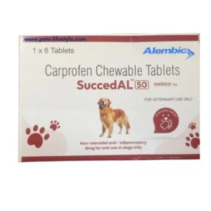 Alembic SuccedAL 50mg (Carprofen) Tablets for Dogs