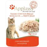 Applaws Chicken Breast with Liver in Tasty Jelly Pouch Cat Wet Food image 2