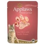 Applaws Tuna Fillet with Pacific Prawns Cat Pouch Wet Food image 1