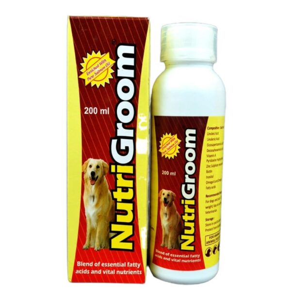Areion Vet NutriGroom Syrup Skin & Coat Nutritional Supplement for Dogs and Cats