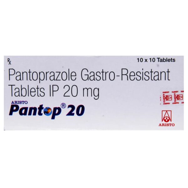 Aristo Pantop 20mg Tablet (Pantoprazole Gastro Resistant)