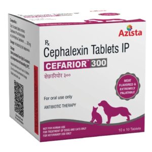 Azista Cefarior 300mg Tablets (Cephalexin) for Dogs & Cats