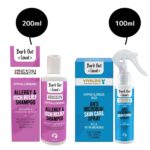 Bark Out Loud Allergy and Itch Relief Shampoo and Anti Microbial Skin Spray for Dogs and Cats Combo image 1