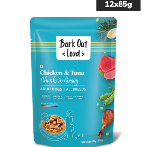 Bark Out Loud Chicken & Tuna Chunks Gravy Adult Dog Wet Food