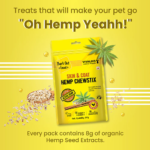 Bark Out Loud Skin & Coat Hemp Chew Stix for Dogs and Cats image 2