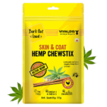 Bark Out Loud Skin & Coat Hemp Chew Stix for Dogs and Cats image 1