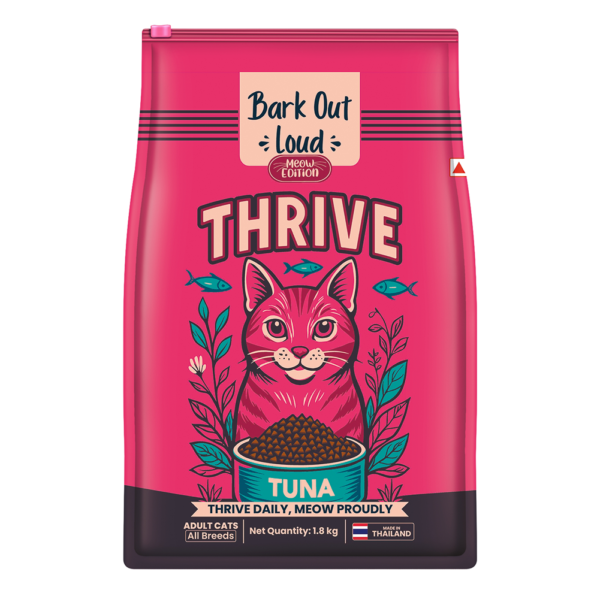 Bark Out Loud Thrive Tuna Flavour Adult Cat Dry Food