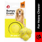 Barkbutler x Fofos Ultra Durable Ball Toy for Dogs (Yellow) image 3