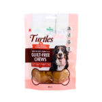 Basil Chicken & Peanut Butter Turtle Shaped Dog Chew Treats image 1