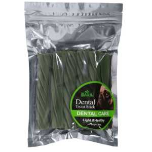Basil Dental Care Stick Chew Dog Treats