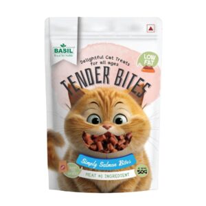 Basil Tender Bites Simply Salmon Cat Treats