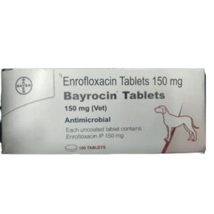 Elanco Bayrocin Tablets 150mg (Enrofloxacin) for Dogs