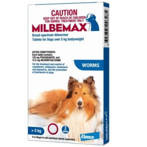 Elanco Milbemax Dewormer Tablet for Dogs Above 5Kg