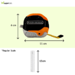 Black & Decker 3D Tape Measure Plush Toy for Dogs (Black) image 3