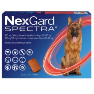 Boehringer Ingelheim Nexgard Spectra Tick & Flea Tablet (3.5 to 7.5kg) for Dogs (Afoxolaner & Milbemycin Oxime)