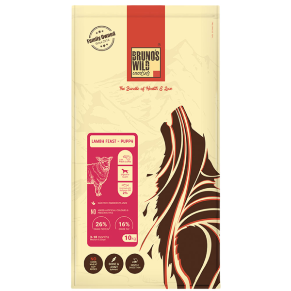 Bruno's Wild Essentials Lamby Feast Puppy Dry Food