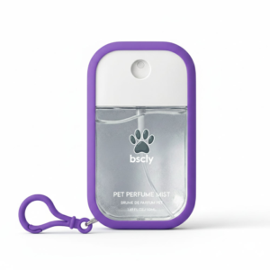 Bscly Fresh Mint Perfume Mist Portable Grooming Spray with Travel Silicone Case and Keychain