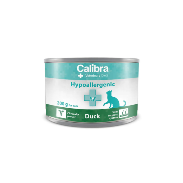 Calibra VD Cat Can Hypoallergenic Duck Wet Food