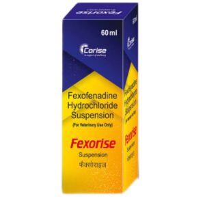 Corise Fexorise Suspension (Fexofenadine Hydrochloride) 60ml for Dogs and Cats