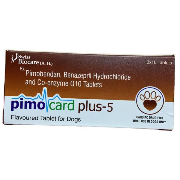 Corise Pimocard Plus 5mg (Pimobendan & Benazepril) Chewable Tablets for Dogs